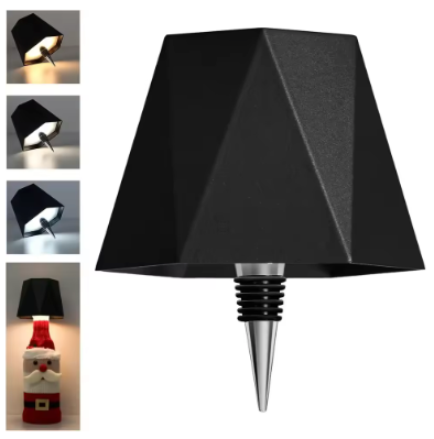 Wireless LED Bottle Lamp with Dim Function - Rechargeable Table Lamp with Touch Control and 3 Light Settings for Ambient Lighting | Sansoti