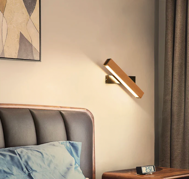 Drehbare Aluminium-Wandleuchte, LED, 21–31 cm, schwarz-weißes minimalistisches Design für Wohnzimmer, Schlafzimmer und Flur | Sansoti