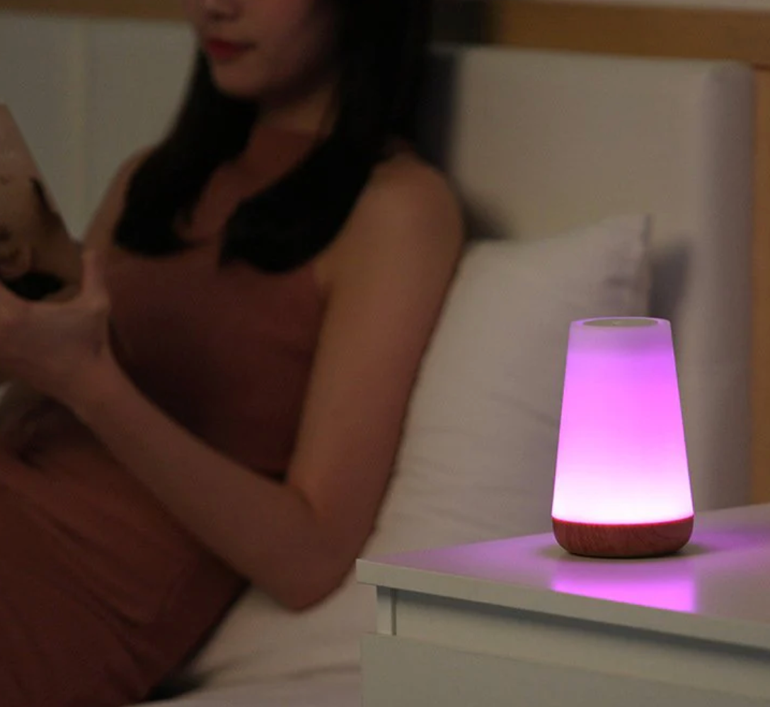 Wireless RGB Night Lamp LED Ambient Light Touch Control Remote Control Rechargeable 13 Colors Living Room | Sansoti