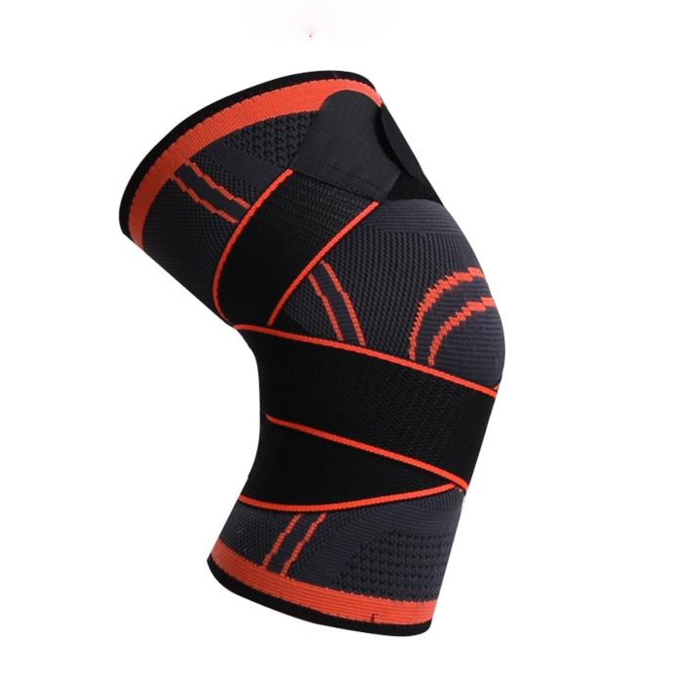 Kompressions-Kniebandage mit verstellbaren Riemen, Sportunterstützung, Gelenkschutz, Fitness und Training | Sansoti