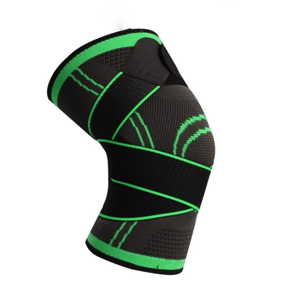 Kompressions-Kniebandage mit verstellbaren Riemen, Sportunterstützung, Gelenkschutz, Fitness und Training | Sansoti