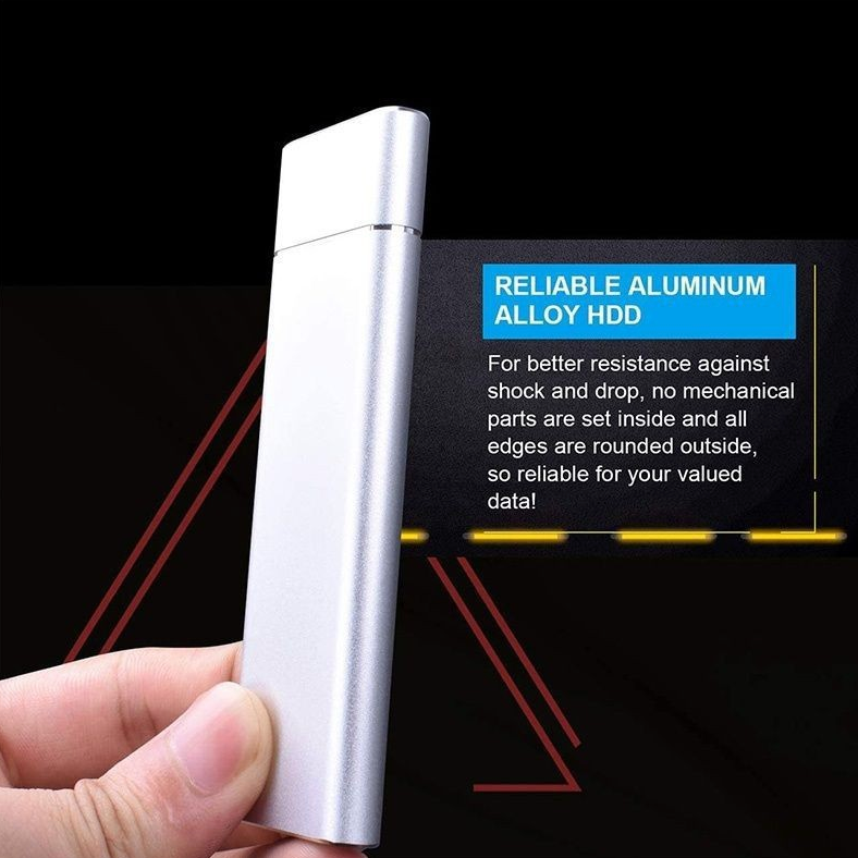 Externe SSD-Schijf USB 3.1 – Ultrasnelle Dataoverdracht voor Onderweg | Sansoti
