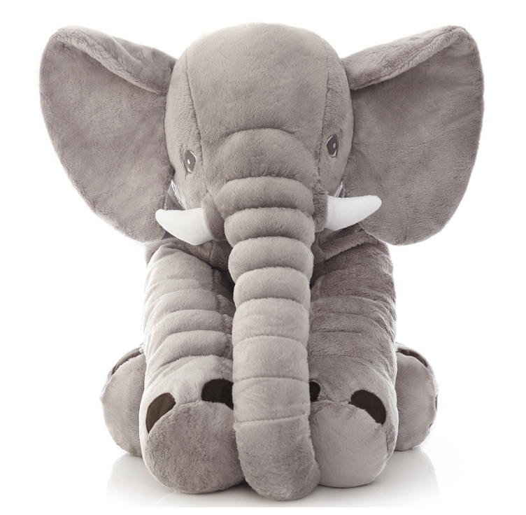 Zacht Pluche Olifant Babykussen 40cm of 60cm Knuffel voor Rust en Slaap | Sansoti
