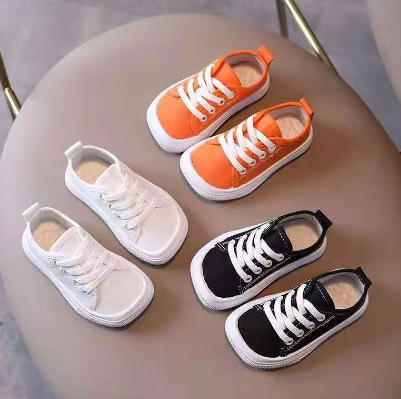 Ergonomische Barvoetschoen voor Kinderen Zwart Wit Oranje Luipaard Maat 21-32 Flexibel Ademend Antislip | Sansoti