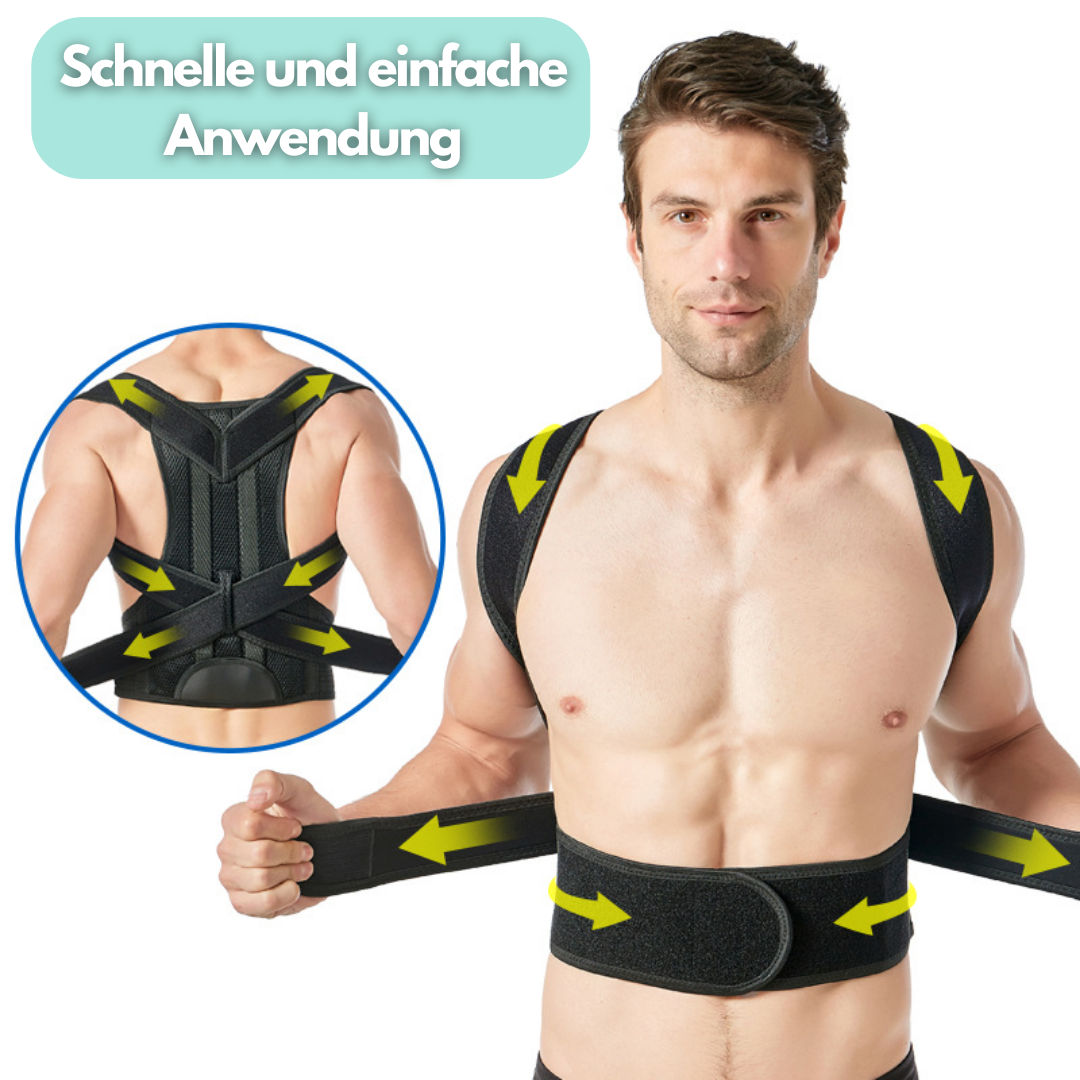 Ergonomische Houdingscorrector voor Schouders en Rug - Verstelbaar en Ademend - Unisex Postuurbrace | Sansoti