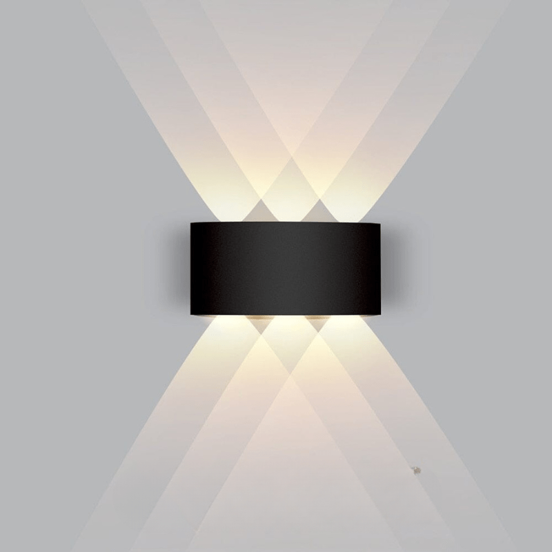 Applique murale extérieure LED étanche avec design aluminium moderne et éclairage haut & bas | Restfield