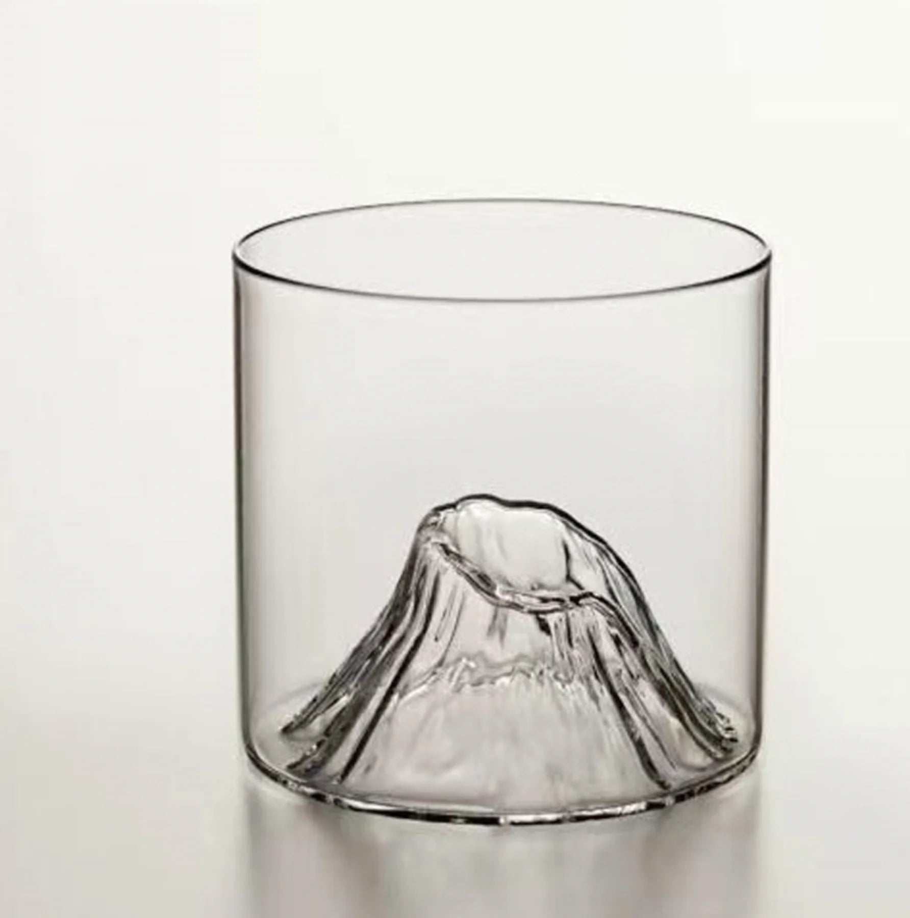 Handgemaakt Whiskyglas met Vulkaankrater Bodem 200ml Hittebestendig Glas Japanse Ambacht Premium Whisky Glas | Sansoti