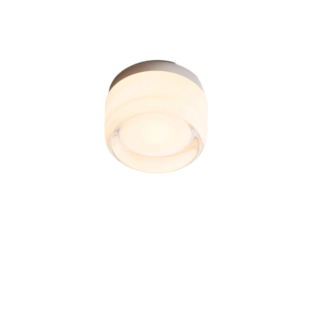 Minimalistische LED Wandlamp Glas en Aluminium 13,5×8,8 cm Warm Wit 3000K 10W Sfeervol Wandverlichting | Sansoti