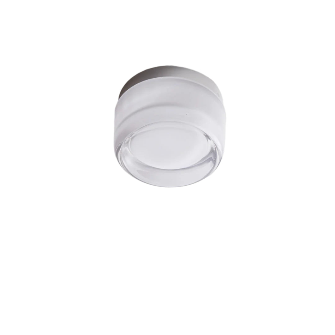 Minimalistische LED Wandlamp Glas en Aluminium 13,5×8,8 cm Warm Wit 3000K 10W Sfeervol Wandverlichting | Sansoti