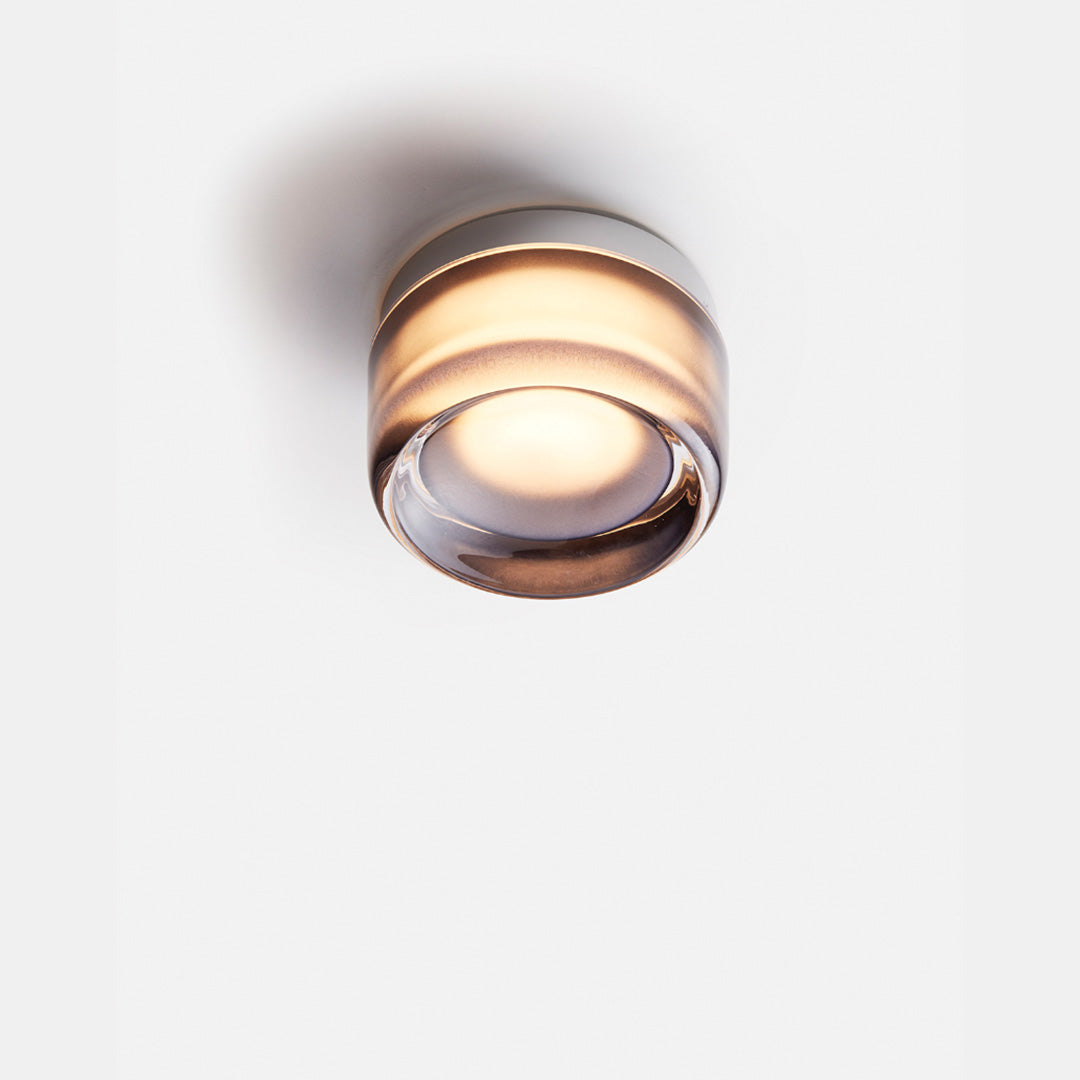 Applique murale verre ronde moderne métal 15x20cm LED salon chambre hall | Restfield