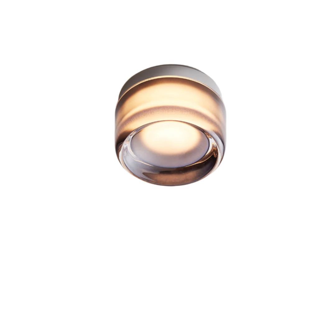 Minimalistische LED Wandlamp Glas en Aluminium 13,5×8,8 cm Warm Wit 3000K 10W Sfeervol Wandverlichting | Sansoti