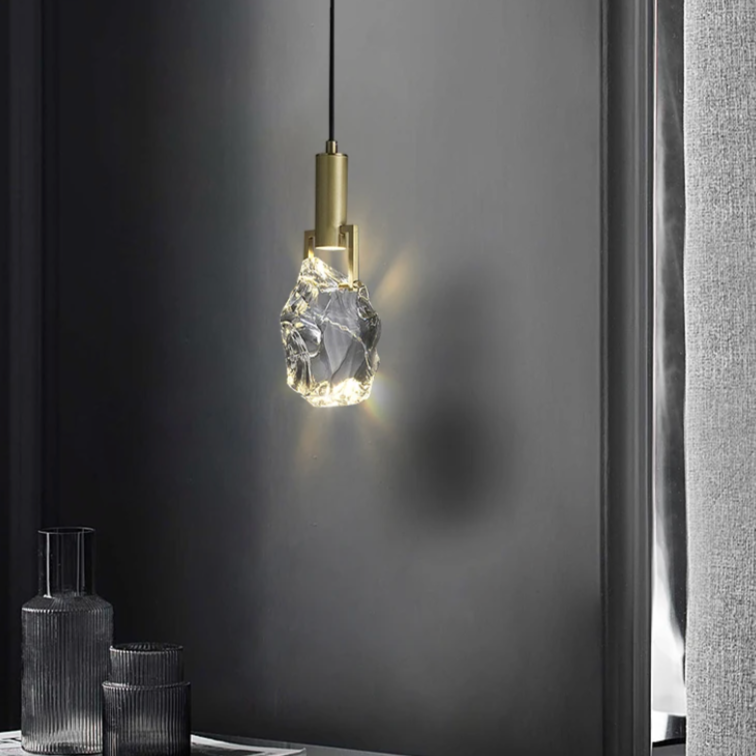 Kristallen Hanglamp met Verstelbare Kabel en LED-Verlichting voor Woonkamer en Eetkamer | Sansoti