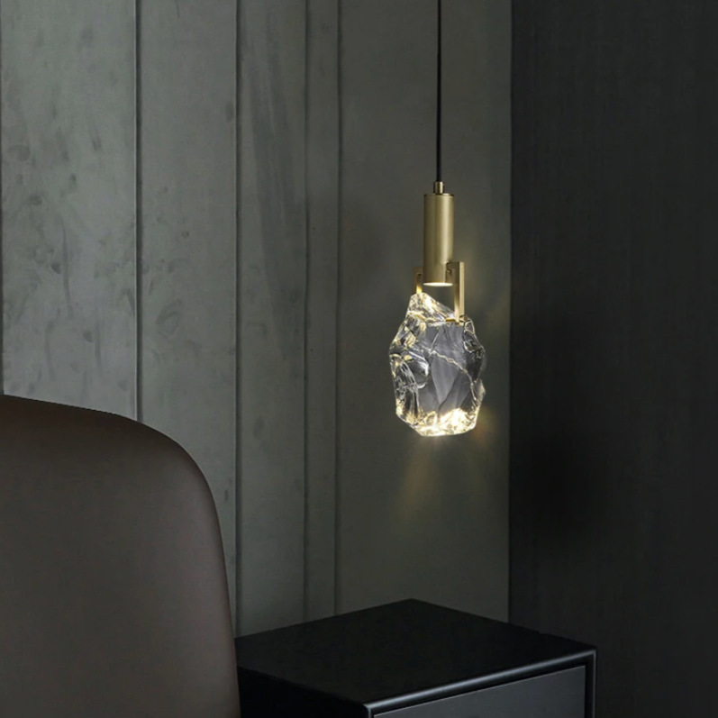 Kristallen Hanglamp met Verstelbare Kabel en LED-Verlichting voor Woonkamer en Eetkamer | Sansoti