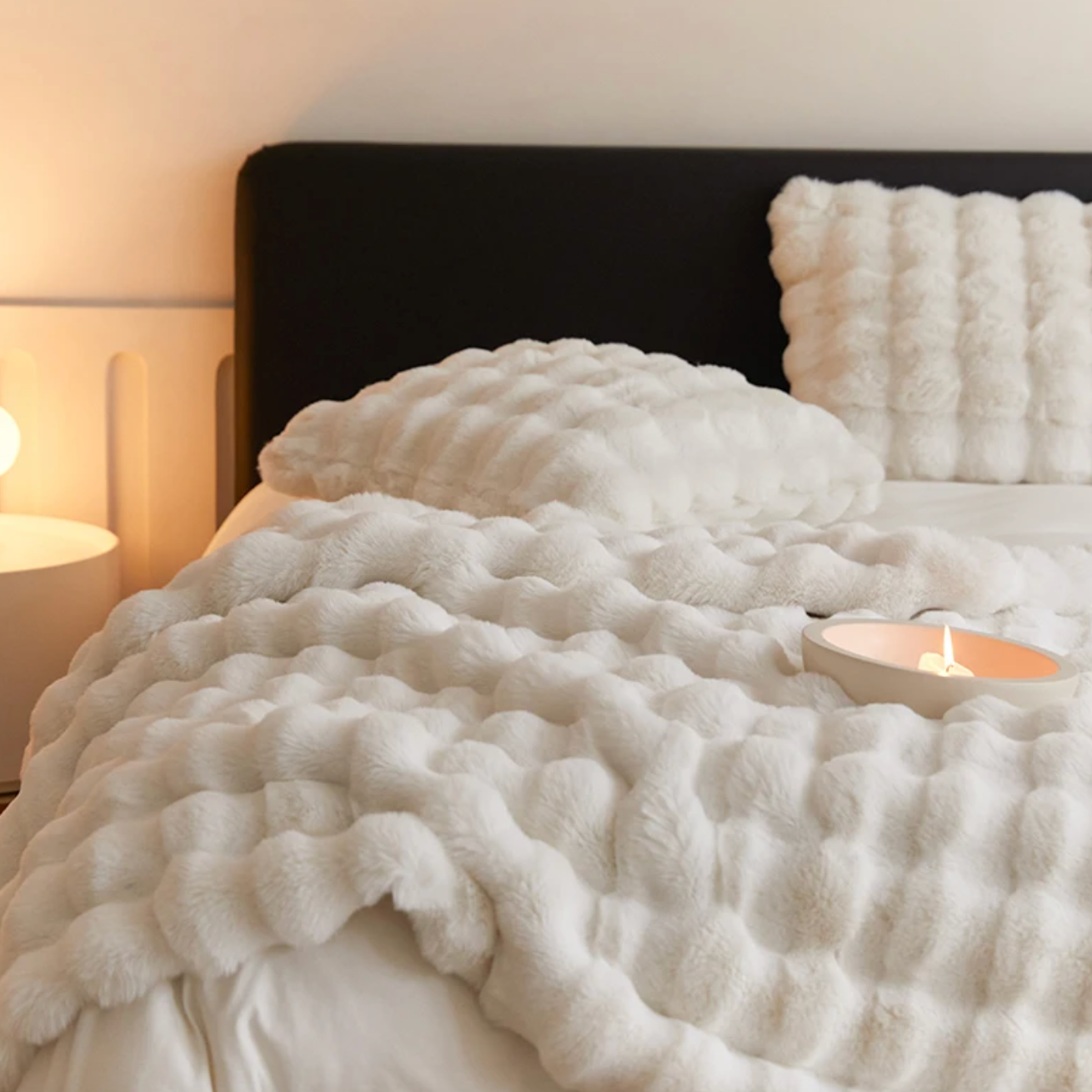 Zachte Imitatiebont Plaid - Pluizige Warme Deken voor Bank en Bed - 160x200 cm | Sansoti