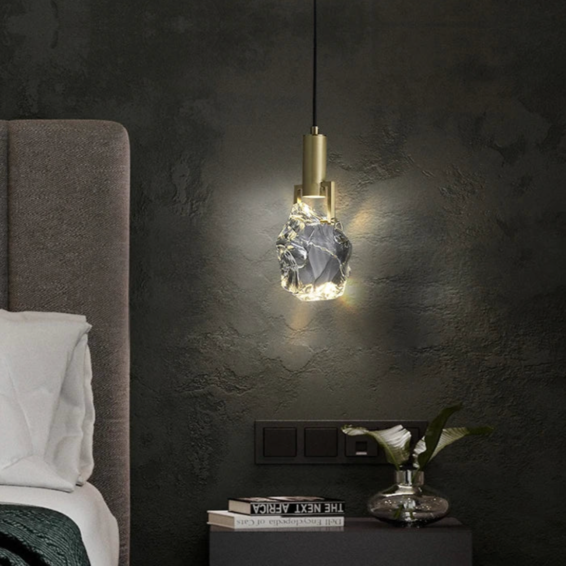 Kristallen Hanglamp met Verstelbare Kabel en LED-Verlichting voor Woonkamer en Eetkamer | Sansoti