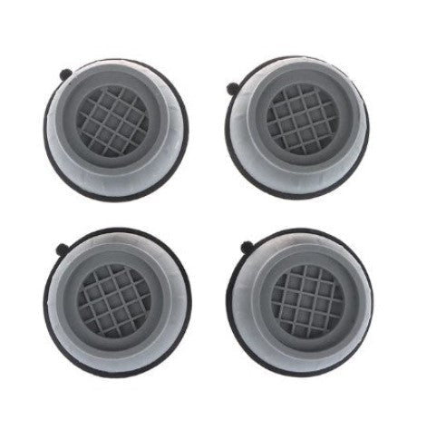 Tapis antivibrations pour lave-linge avec amortisseurs de vibrations, stabilisateurs pour appareils électroménagers lourds, protection du sol et surface antidérapante | Sansoti