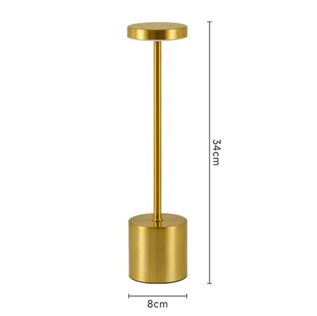 LED-Tischlampe Kabellos Wiederaufladbar mit Touch-Sensor – Dimmbare Design-Tischlampe
