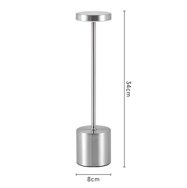 LED-Tischlampe Kabellos Wiederaufladbar mit Touch-Sensor – Dimmbare Design-Tischlampe