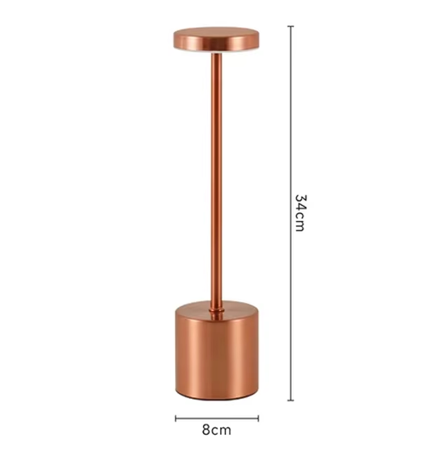 LED-Tischlampe Kabellos Wiederaufladbar mit Touch-Sensor – Dimmbare Design-Tischlampe