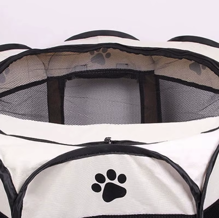 Enclos pour chien pliable Tissu Oxford Enclos portable pour chiot Octogonal intérieur extérieur | Restfield