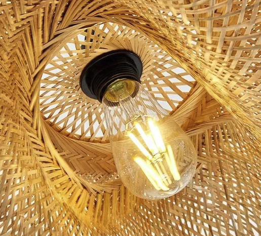 Bamboe Hanglamp Japans Design Handgeweven 40-80cm E27 | Sansoti