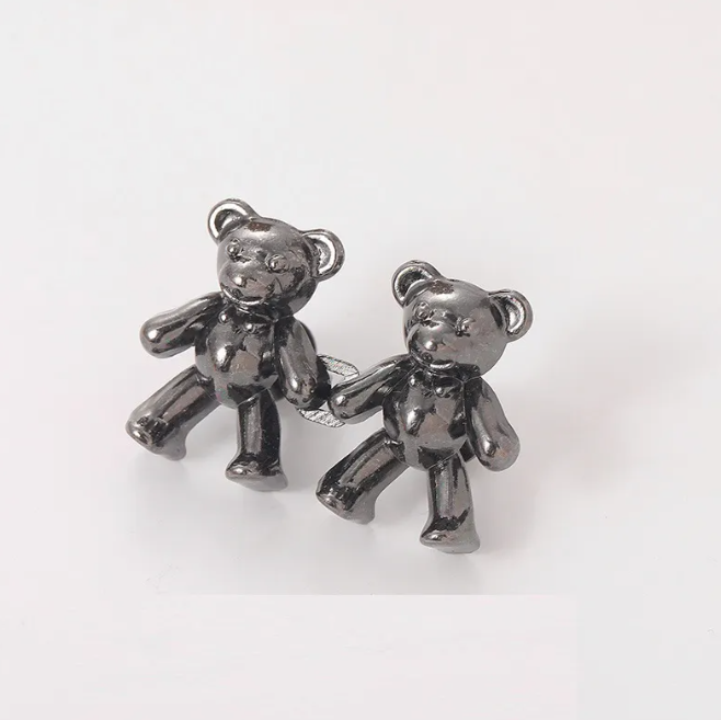 Verstelbare Tailleknijper Beer Metaal Decoratief Broekclip Herbruikbaar Unisex Mode Accessoire Kledingclip | Sansoti