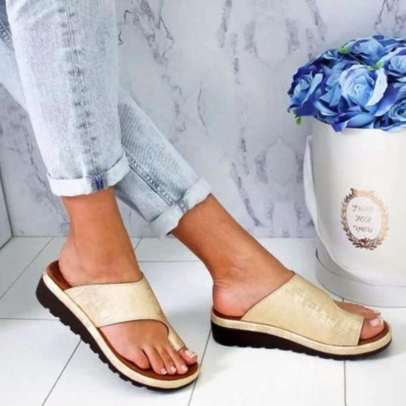 Orthopedische Dames Teenslippers met Voetbed Ondersteuning Meerkleurig | Sansoti