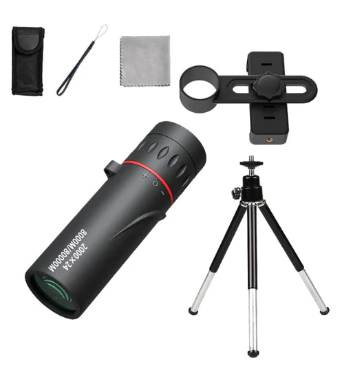 Compact Monoculair Telescoop 50x Vergroting Ultralicht 66g Wandelen Vogels Kijken Outdoor Avontuur Telescoop | Sansoti