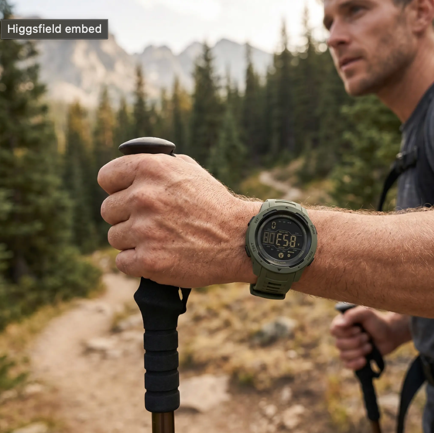 Digitaal Sporthorloge met Stappenteller – Waterbestendig Outdoorhorloge 5 Bar Waterdicht | Sansoti