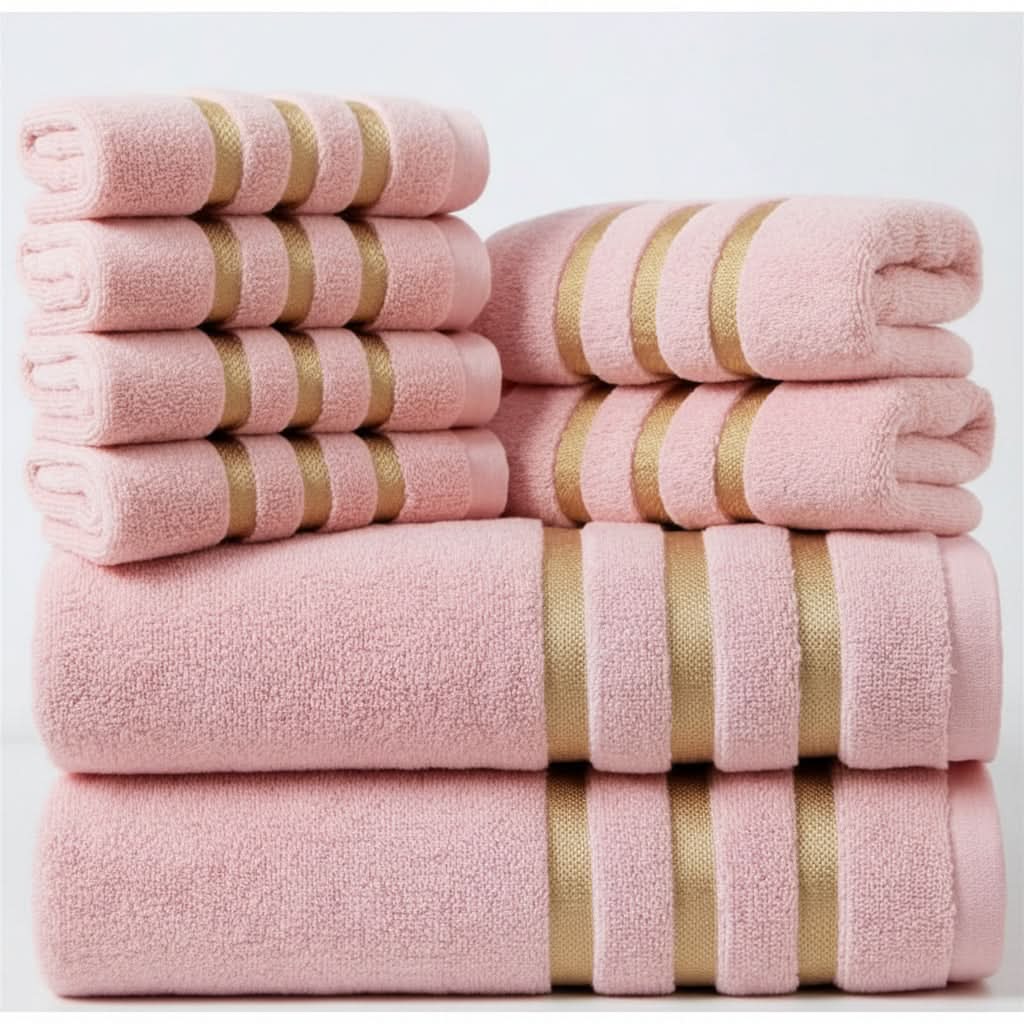 Hoteldecke aus Polyester mit weicher Struktur, Premium-Komfort, stilvoll und beruhigend, grüne oder rosafarbene Wohndecke | Sansoti