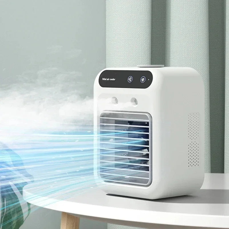 Compacte Mobiele Waterkoeler met USB Ventilator voor Bureau en Kantoor | Sansoti