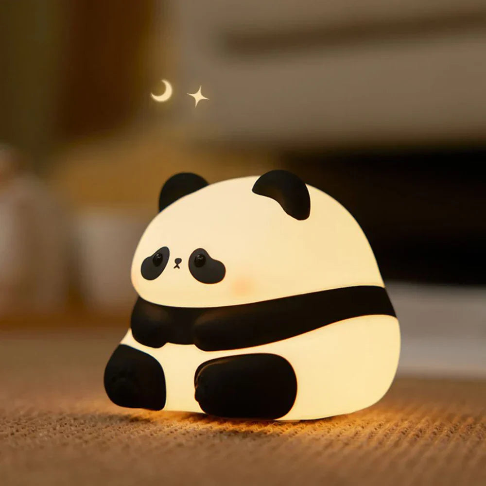Nachtlampje Dieren LED Nachtverlichting Zacht Siliconen USB Oplaadbaar Timer Sfeerverlichting Kinderkamer | Sansoti