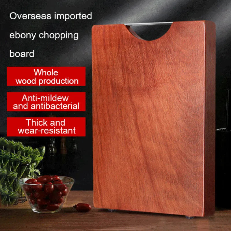 Huishoudelijke Wholewood Keuken Snijplank Crack Niet En Antibacterieel Schimmelbestendig Log Verfvrij Ebbenhout Hakblokken
