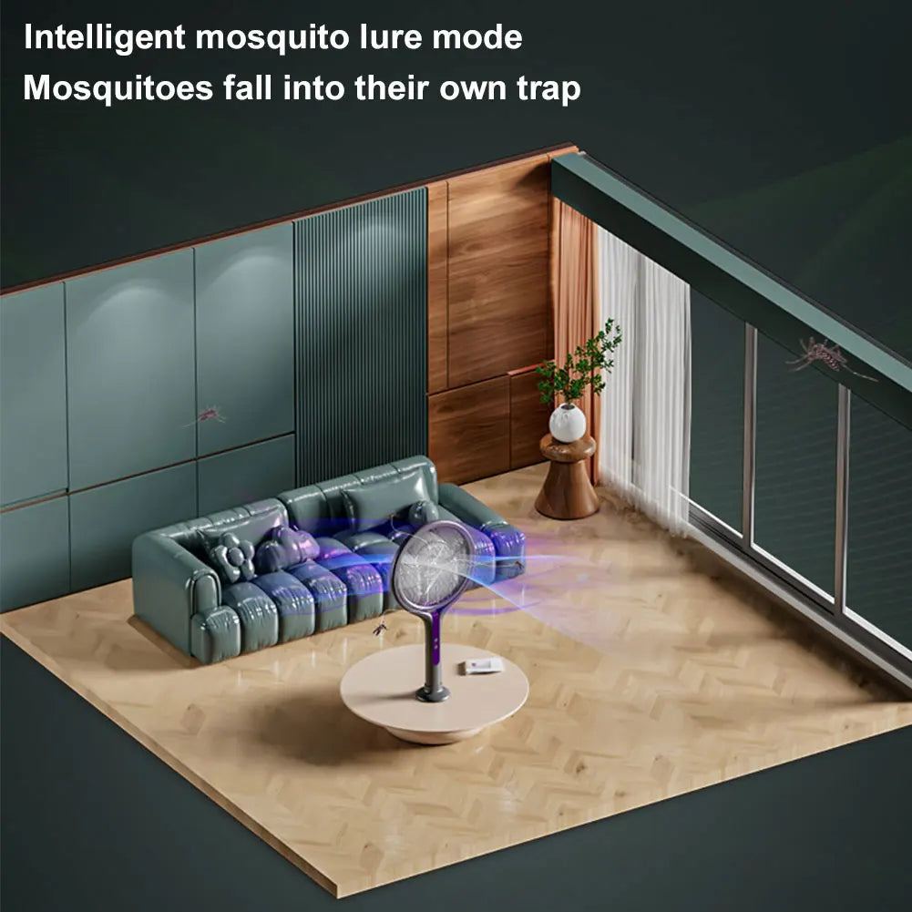 Telescopic Insect Killer with LED Light and Adjustable Head for Effective Mosquito Control Indoors and Outdoors | Sansoti