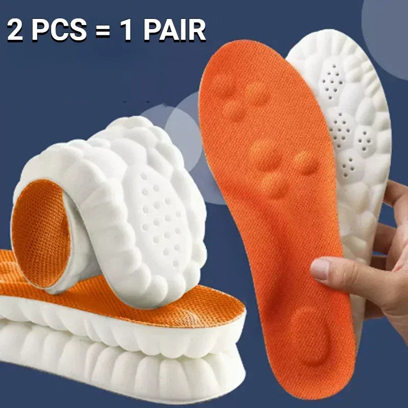 Padded Shoe Insoles with Arch Support Unisex Adjustable Fit Comfort for Daily Use | Sansoti