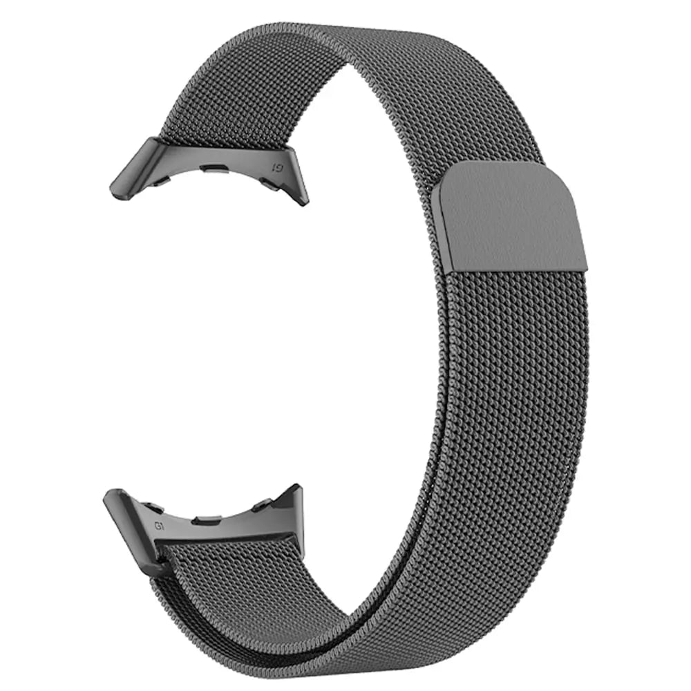 Bracelet de montre magnétique en acier pour smartwatch 41 mm 45 mm, acier inoxydable, maille ajustable | Sansoti