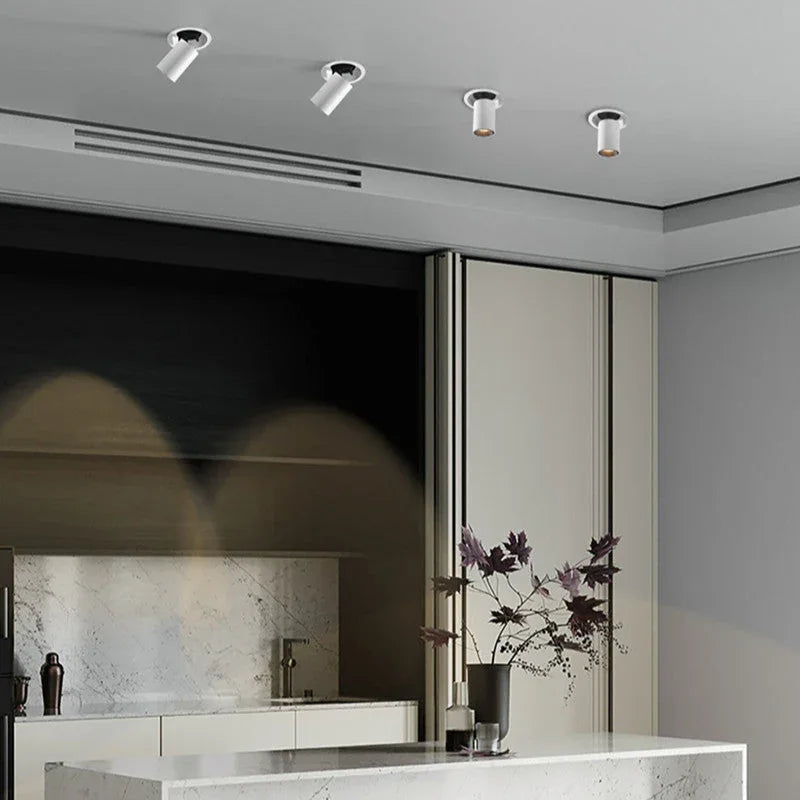 LED-Einbaustrahler Dimmbar Aluminium Rund Decke 6.5 Bis 13 Cm | Restfield