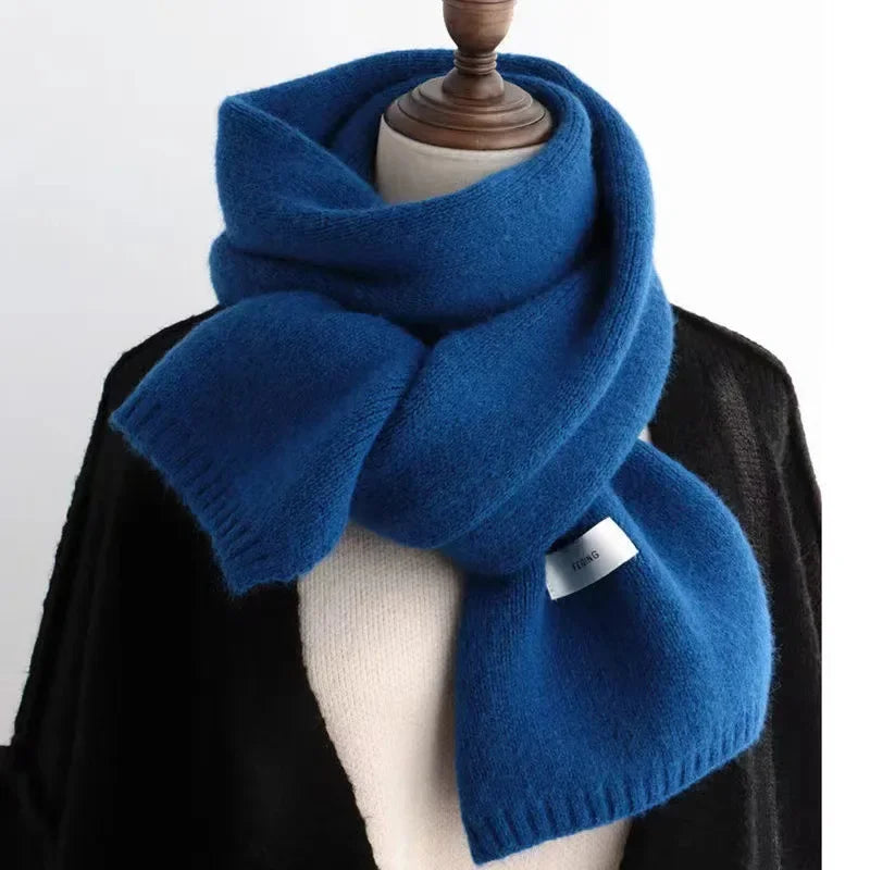 Soft Cashmere-Look Scarf for Women - Winter-Warm Fashion Accessory in 9 Colors - 170x21cm Wrap Styles | Sansoti