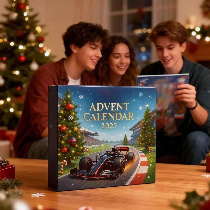 Racesport Adventskalender 24 Verrassingen Kunststof Auto Miniaturen Kerst Cadeau Speelgoed Kinderen 6 Jaar | Sansoti
