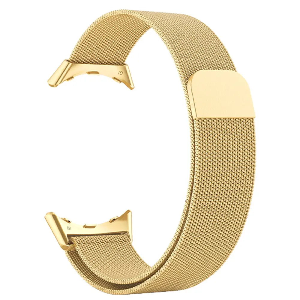 Bracelet de montre magnétique en acier pour smartwatch 41 mm 45 mm, acier inoxydable, maille ajustable | Sansoti