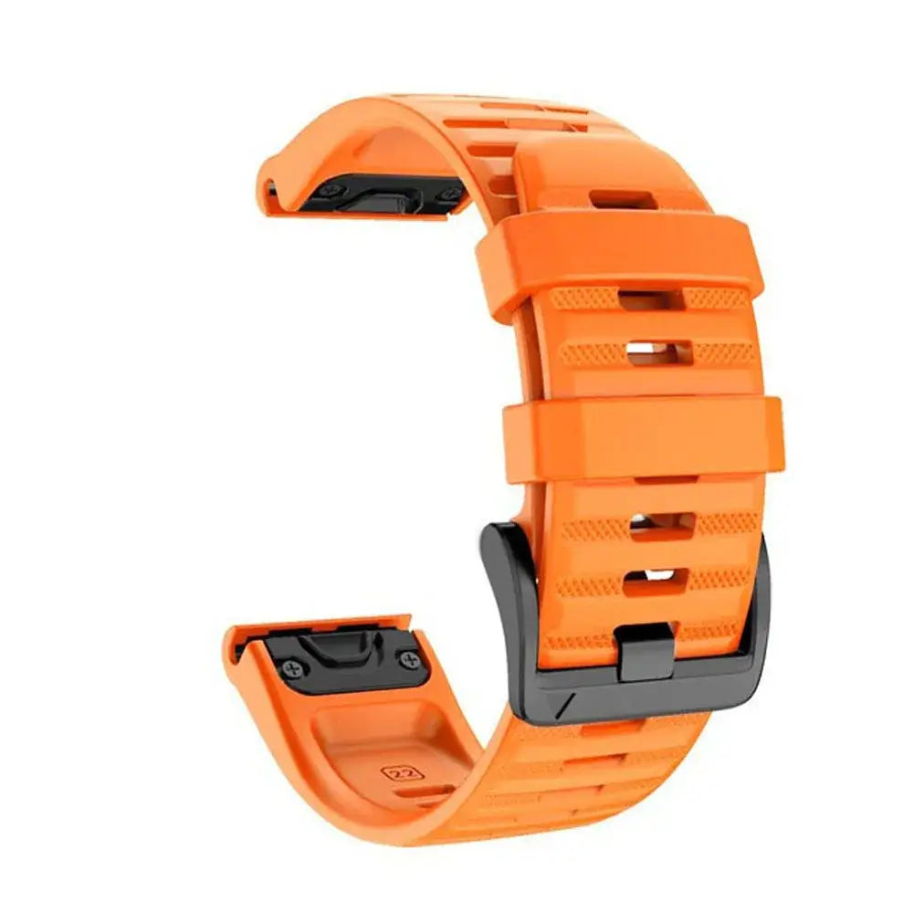 Silicone Watchband QuickFit System Breathable Adjustable 22mm 26mm Sports Watch Smartwatch Wristband | Sansoti