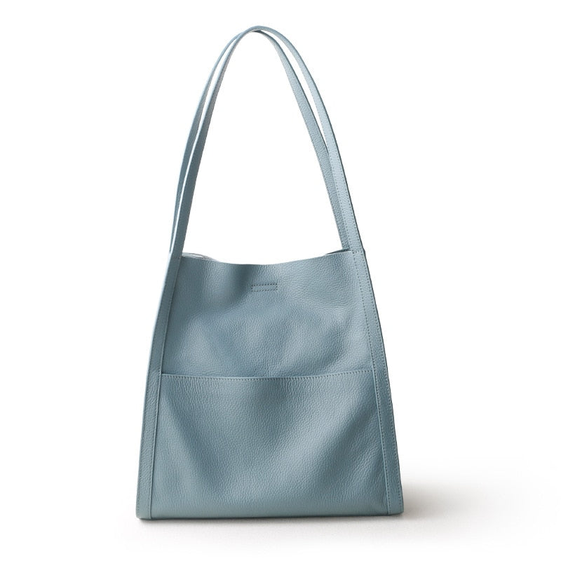 Leren Schoudertas met Magnetische Sluiting – Ruim 55x30cm voor Dagelijks Gebruik – Verkrijgbaar in 5 Stijlvolle Kleuren | Sansoti