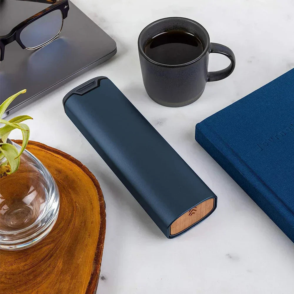 Weekpillenbox 7 Vakken Aluminium Hout Zwart Blauw Roze Zilver Medicijnbox Supplementen Dagelijks Pillenorganizer BPA-Vrij Premium Organizer | Sansoti