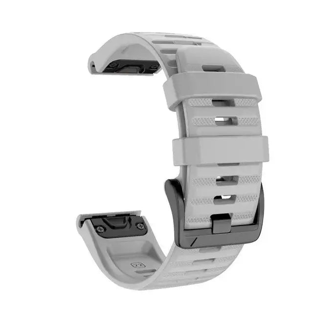 Silicone Watchband QuickFit System Breathable Adjustable 22mm 26mm Sports Watch Smartwatch Wristband | Sansoti