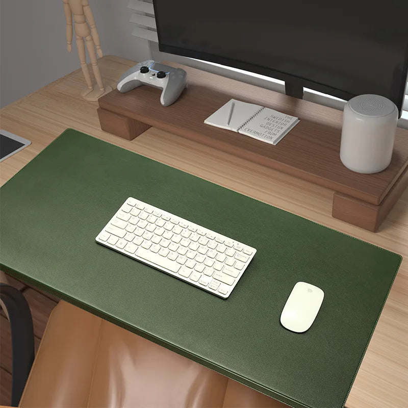 Ergonomisch Bureauonderlegger met Polssteun en Antislip PU-Leder Werkmat voor Kantoor Gaming 60x30 80x32 | Sansoti