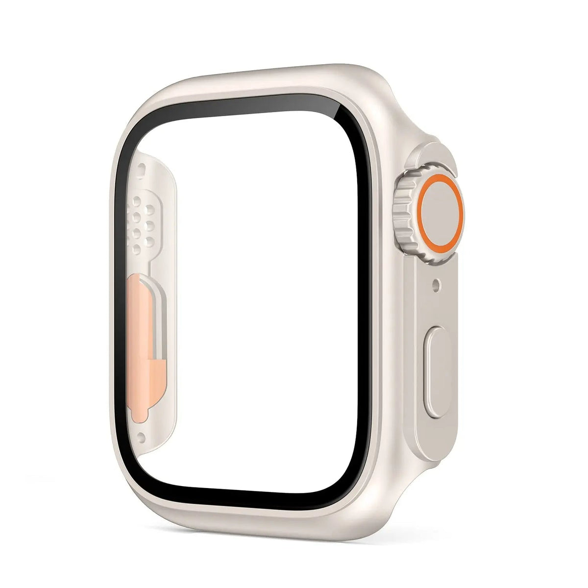 Schutzhülle aus gehärtetem Glas für Smartwatch 41-45 mm Displayschutz Kratzfestes Zubehör | Sansoti