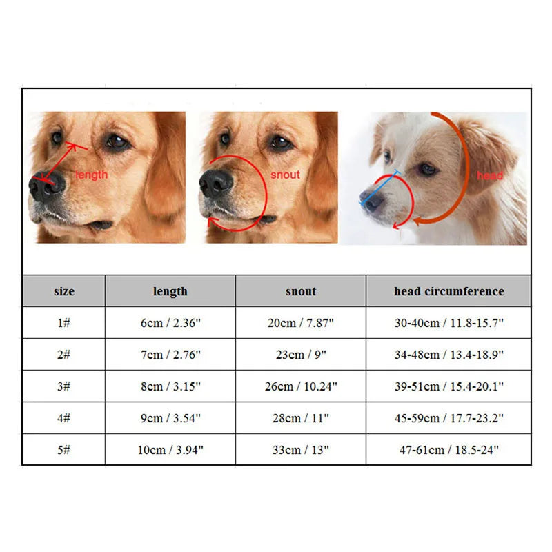Verstelbare Siliconen Muilkorf voor Honden – Comfortabel en Veilig – Geschikt voor Alle Maten | Sansoti