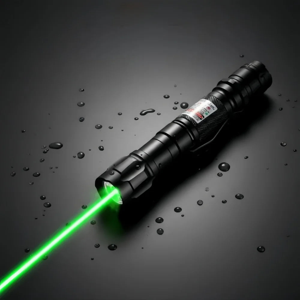 Verstelbare Laserpen voor Katten Groen en Rood Licht Interactief Speelgoed met Focusknop voor Huisdieren | Sansoti