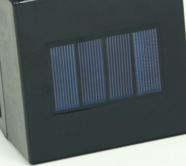 Solar Panel Wall Light for Fence, Patio, and Balcony with Dusk Sensor, IP65 Waterproof Outdoor Lighting | Sansoti
