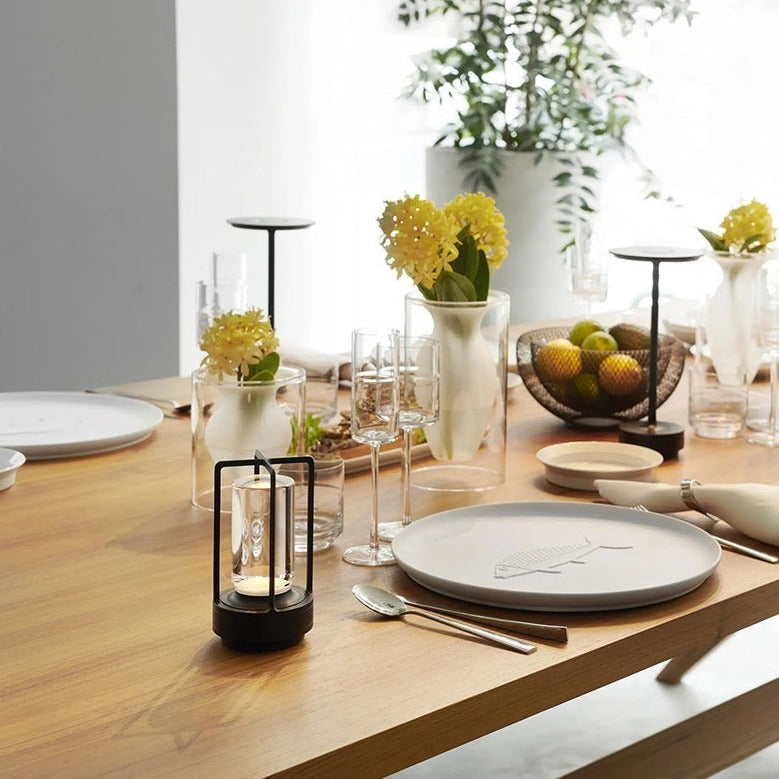 Oplaadbare Tafellamp met Touch-bediening en USB-poort - Scandinavische Stijl | Sansoti